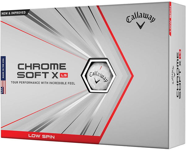 Callaway 2021 Chrome Soft X LS Golf Balls (One Dozen)