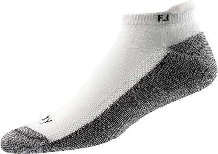 FootJoy Mens ProDry Roll Tab Socks  - White