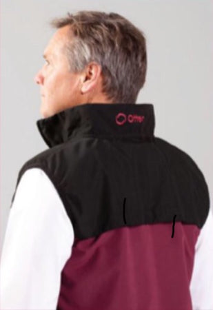 The Otter Company Francestown Vest (Black/Wine) UNISEX - Golf Country Online