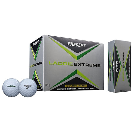 Precept Laddie Extreme Golf Balls (24 Balls), White - Golf Country Online