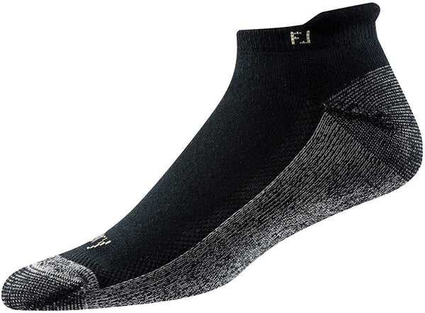 FootJoy Mens ProDry Roll Tab Socks  - Black
