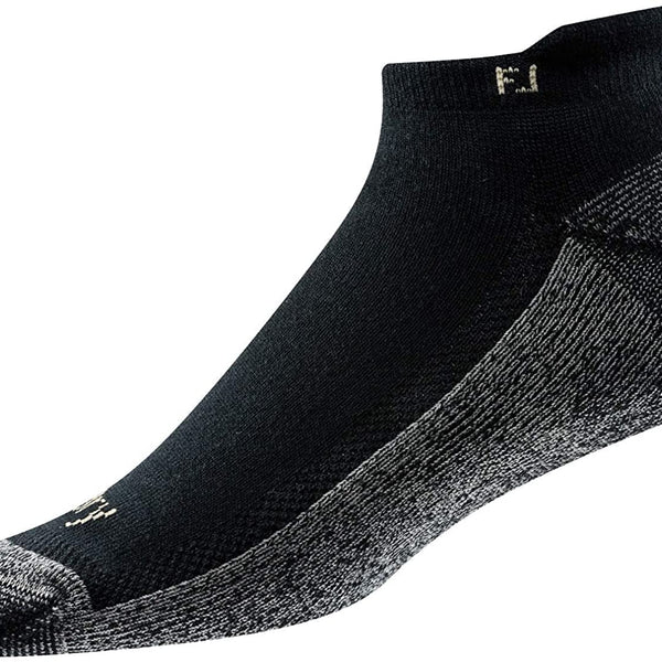 FootJoy Mens ProDry Roll Tab Socks  - Black