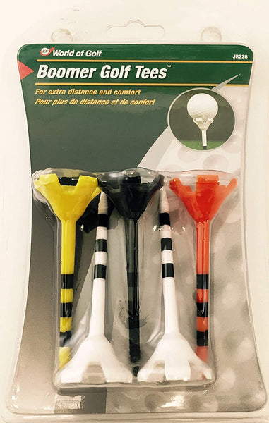JEF WORLD OF GOLF Boomer Golf Tees, 5-Pack (JR226)