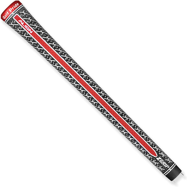 Golf Pride Z Grip Align Midsize Golf Grip - Black/Red