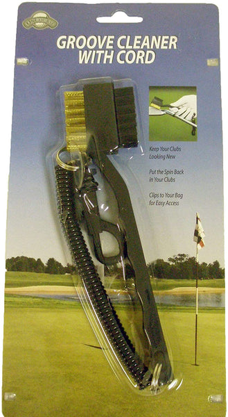 OnCourse Groove Cleaner Brush with Cord - Black