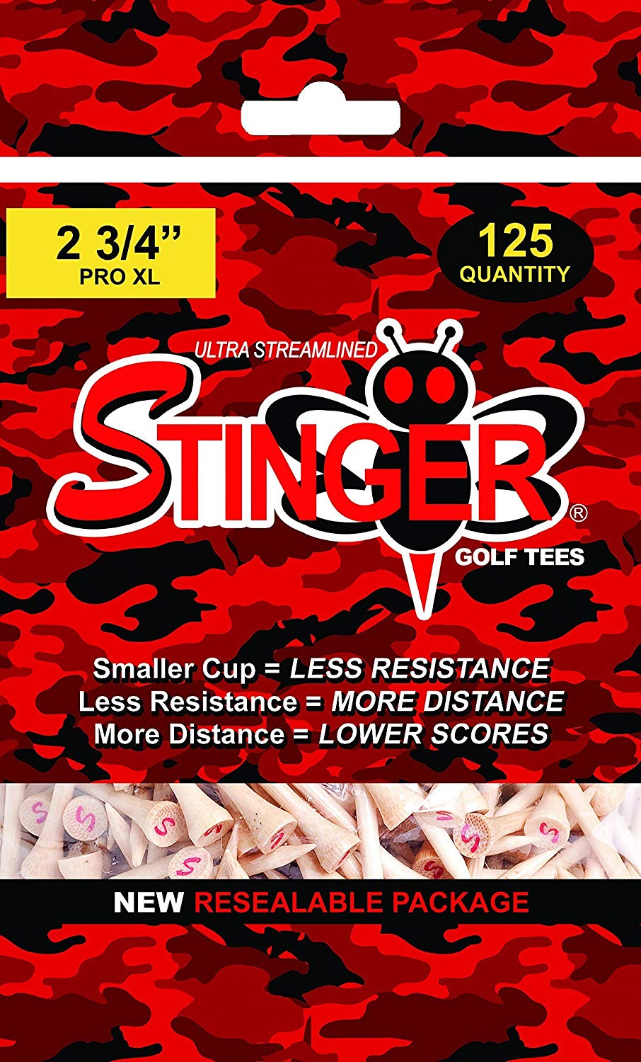 Stinger Tees- Pro XL Golf Tees 2 3/4" - Golf Country Online