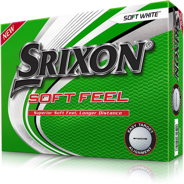 Srixon Soft Feel Golf Balls (One Dozen, White)