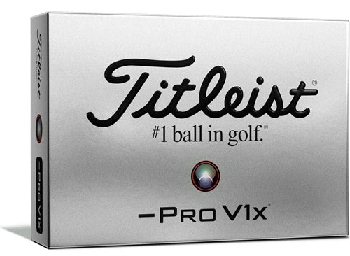 Titleist -Pro V1x Left Dash Golf Balls 1 Dozen - Golf Country Online