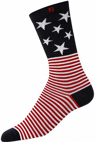 ProDry Limited Edition Fashion Crew Golf Socks - Stars and Stripes - Golf Country Online