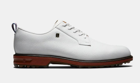 FootJoy Dryjoys Premiere Series Golf Shoes - WHITE/BRICK 53989