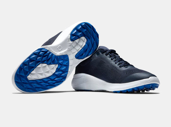 FootJoy Flex Spikeless Golf Shoe - Navy/White/Blue