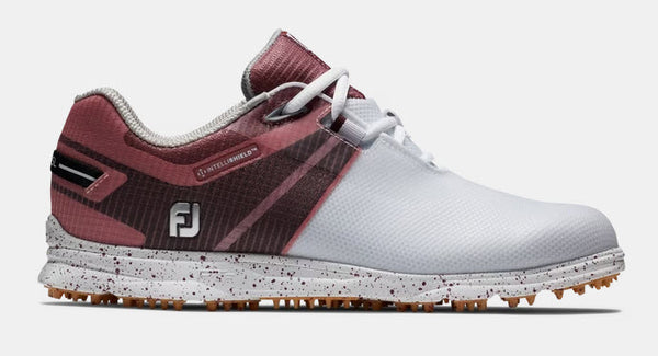 FootJoy Women's Pro|sl Golf Shoe - 98163 WHT/BURGUNDY