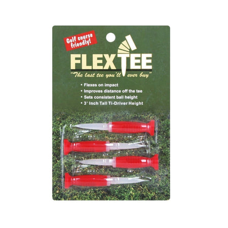FlexTee Golf- 3" Driver Tee (4 Pack) - Golf Country Online