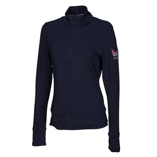 PUMA Golf Womens 2017 Women's Volition 1/4 Zip Popover - Peacoat