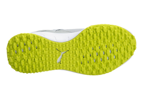 Puma Youth Fusion EVO Golf Shoe - Grey/Lime