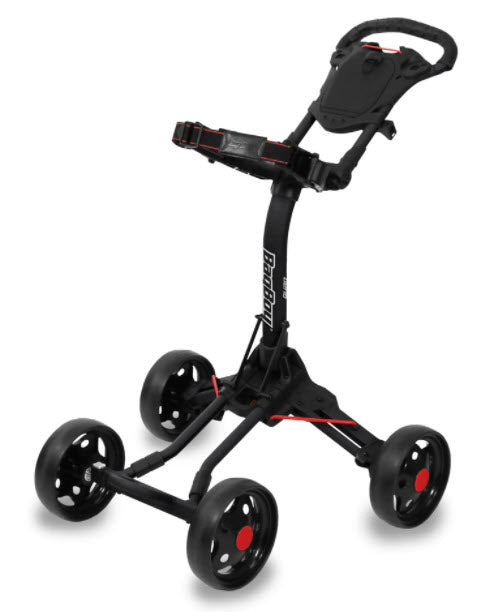 Bag Boy Quad Junior Golf Cart - Black/Red – Golf Country Online