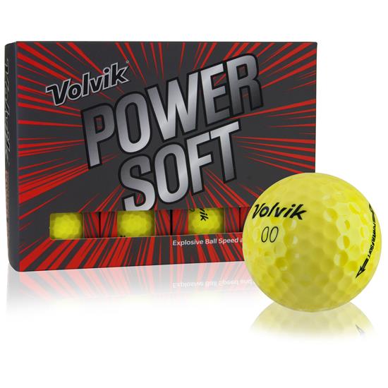 Volvik Power Soft Golf Balls - Yellow - Golf Country Online