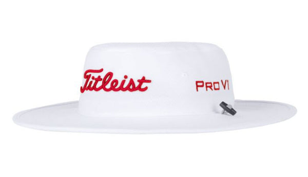 Titleist New Tour Aussie Hat - OSFA White/Red