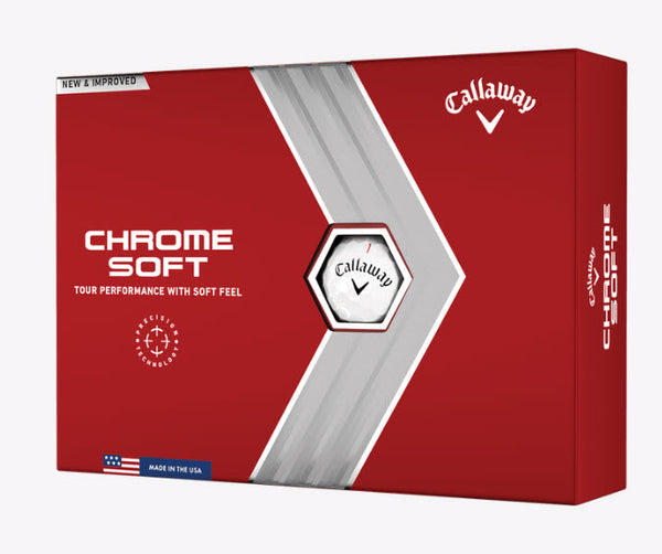 Callaway 2022 Chrome Soft Golf Balls  - Dozen - White