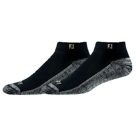 FootJoy ProDry Sport Cut Mens Socks - Black - 2 Pair - Golf Country Online
