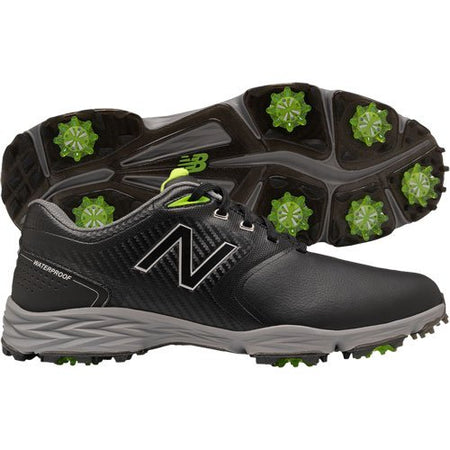 New Balance Men's Striker V2 Golf Shoes - Black/Lime
