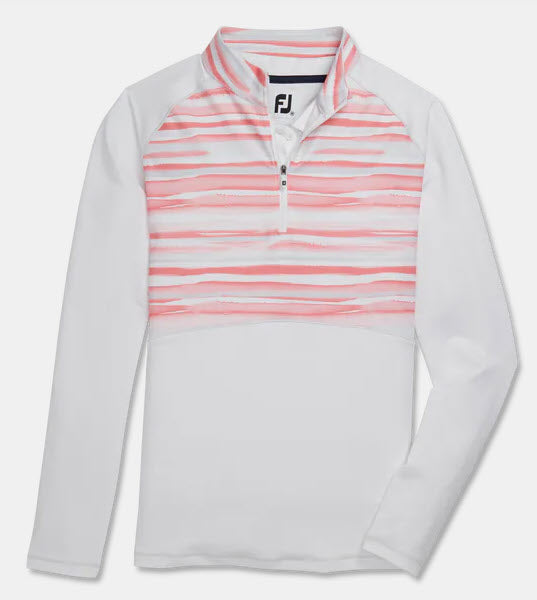 FootJoy Women's Watercolor 1/2 Zip Mid-Layer Pullover