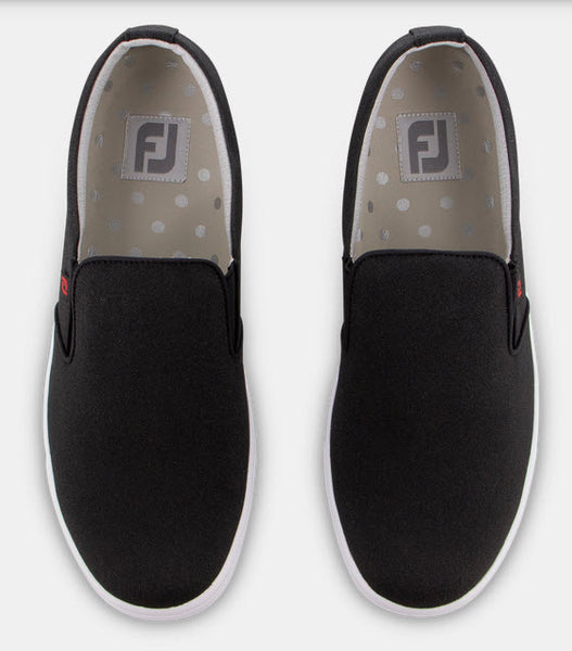 FootJoy Women's Sport Retro Golf Shoe - Black