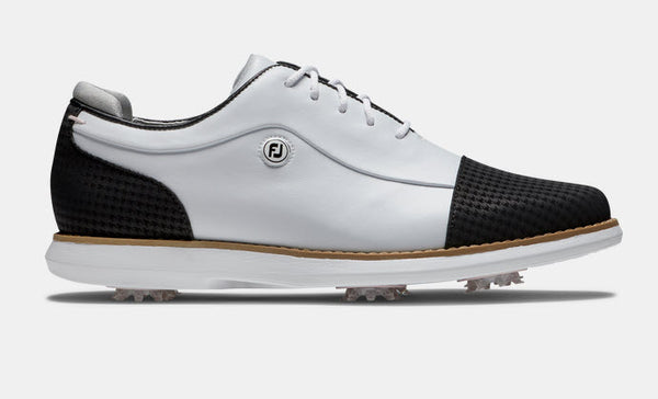 FootJoy Ladies Traditions Shoe - White/Black/White
