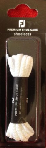FootJoy Replacement Premium Shoe Care Shoelaces -White 36