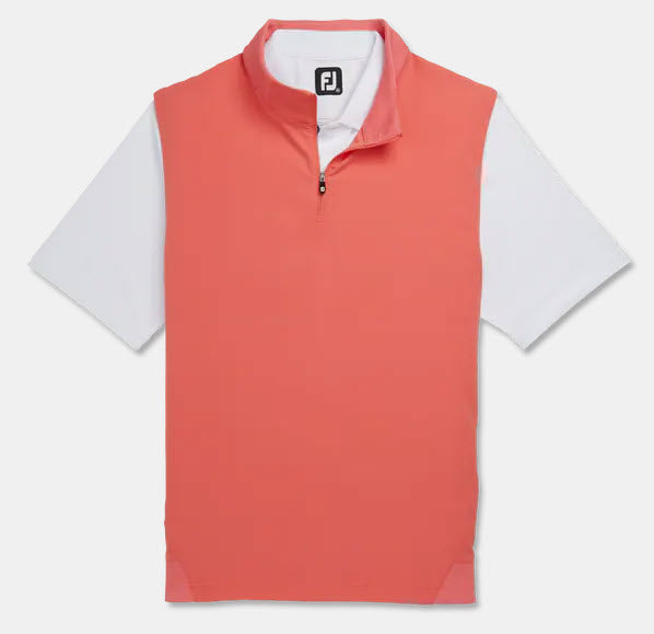 FootJoy Men's Stretch Woven 1/2 Zip Golf Vest