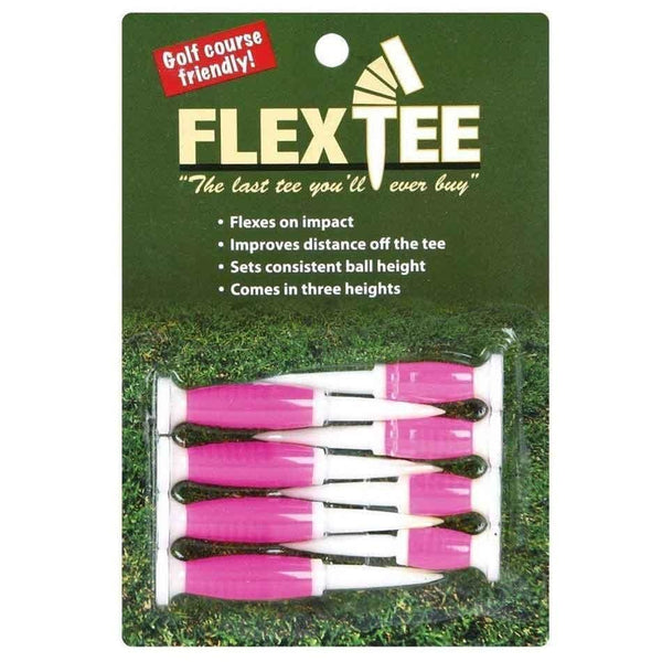 FlexTee Golf- Standard II Golf Tees (8 Pack) Pink - Golf Country Online