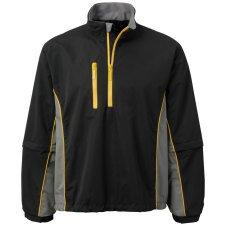 The Weather Company Men's Microfiber Rain Shirt Black/Grey/Yellow (MEDIUM) - Golf Country Online