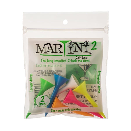 Martini Golf Tees 2" (multi-color) - Golf Country Online