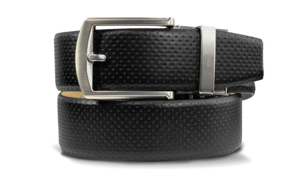 Nexbelt Mens Leather Birdie Matte Black