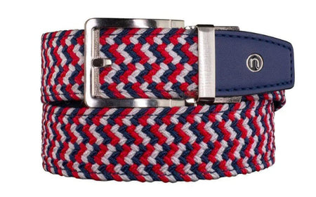 Nexbelt Braided Liberty Belt - Red/White/Blue