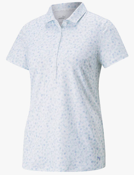 PUMA Golf Women's Mattr Fancy Plants Polo