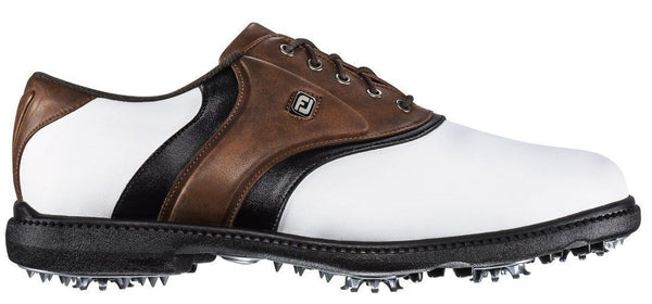 FOOTJOY FJ ORIGINALS GOLF SHOES WHITE/BROWN - #45330 - Golf Country Online