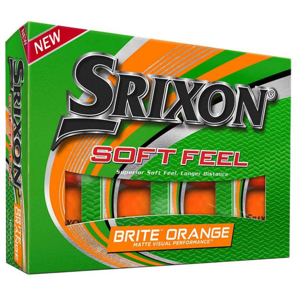Srixon Soft Feel Golf Balls (One Dozen, Brite Orange)