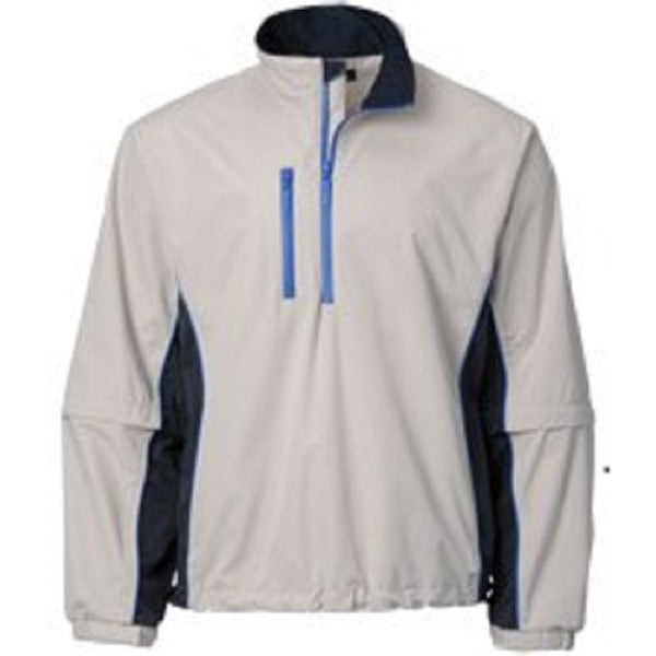 The Weather Company Men's Microfiber Rain Shirt Stone/Navy/Royal - Golf Country Online