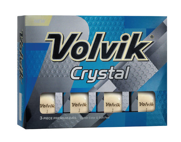Volvik Crystal Golf Balls - DOZEN (WHITE)